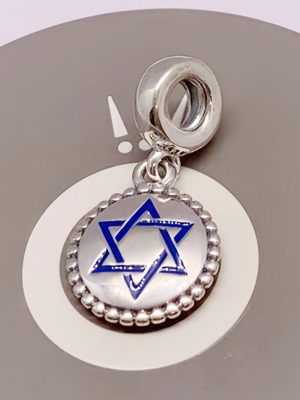 Pandora Star of David Charm Dangle Pendant S925 Sterling Silver Jewelry